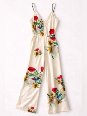 Revolve - LPA - Floral Poppy Jumpsuit